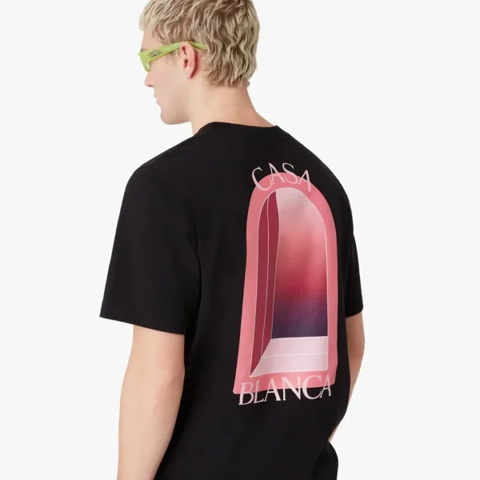 Sort Arches T-shirt med korte ærmer Sort Arches T-shirt med korte ærmer