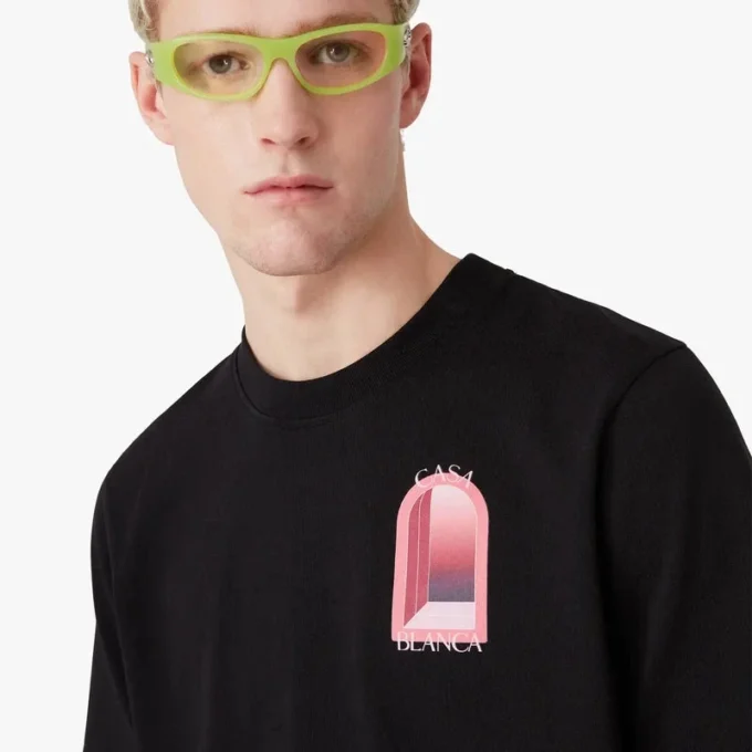 Sort Arches T-shirt med korte ærmer Sort Arches T-shirt med korte ærmer