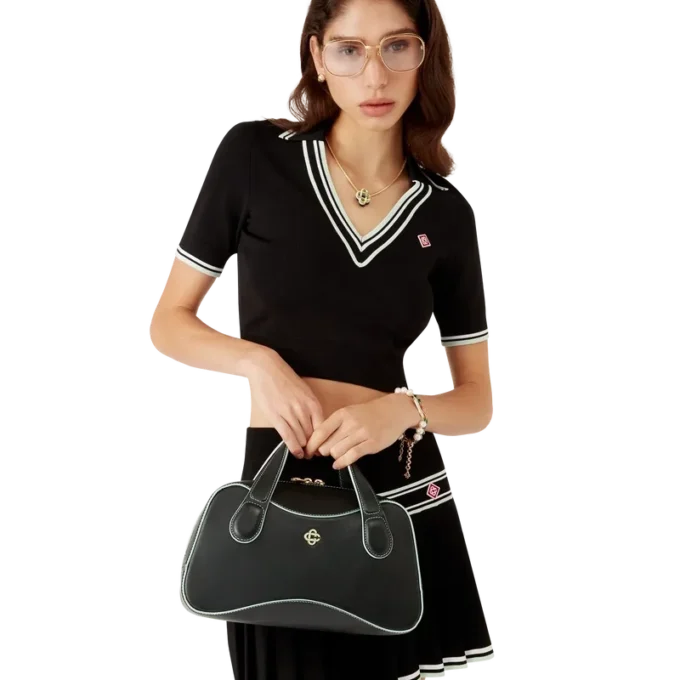 Sort Mini Louise-taske Sort Mini Louise-taske