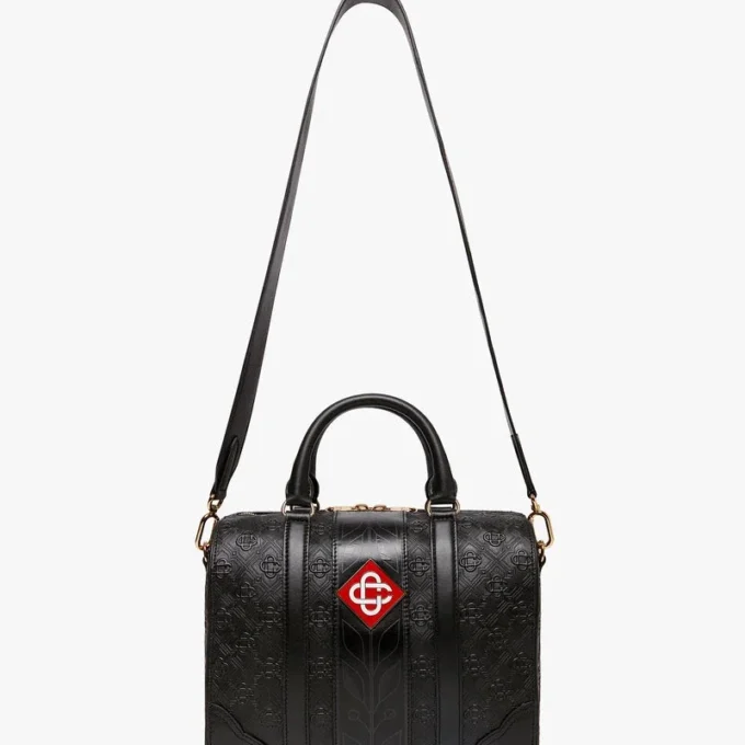 Sort Mini Monogram Weekender-taske