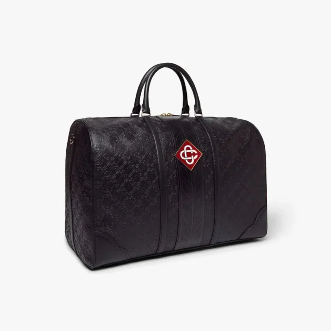 Sort Monogram Weekender-taske
