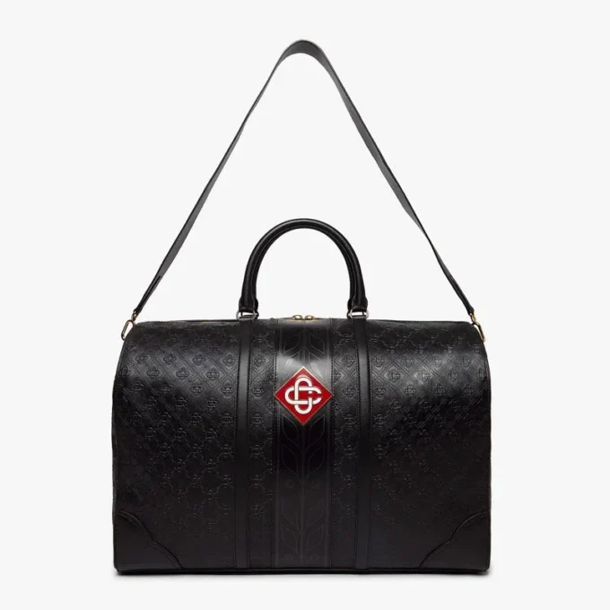 Sort Monogram Weekender-taske