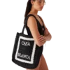 Sort raffia-taske Sort raffia-taske