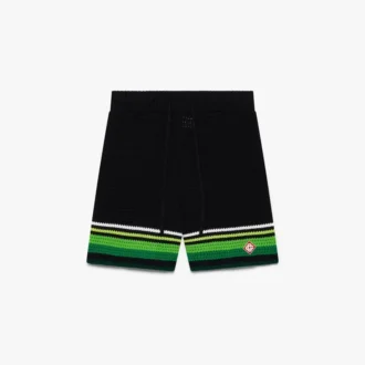 Sorte hæklede shorts