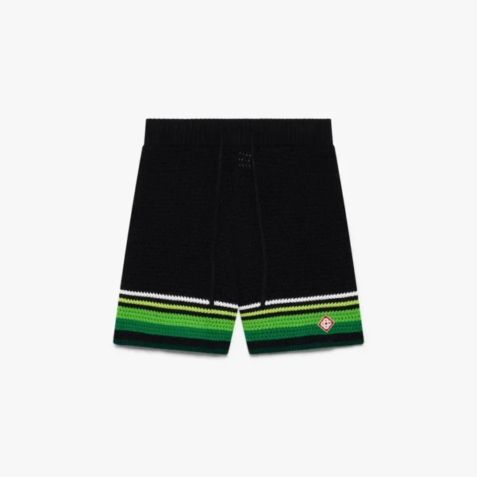Sorte hæklede shorts Sorte hæklede shorts