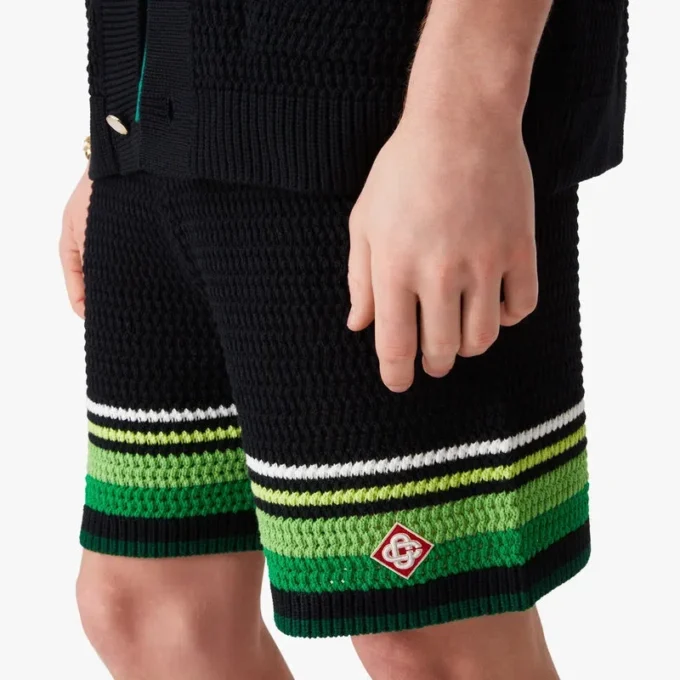 Sorte hæklede shorts Sorte hæklede shorts