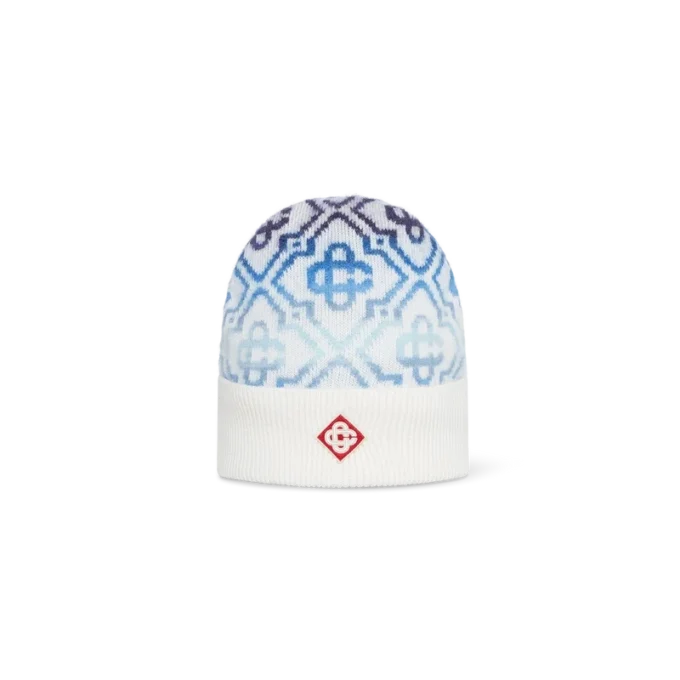 Space Dye Monogram Merino Beanie Space Dye Monogram Merino Beanie