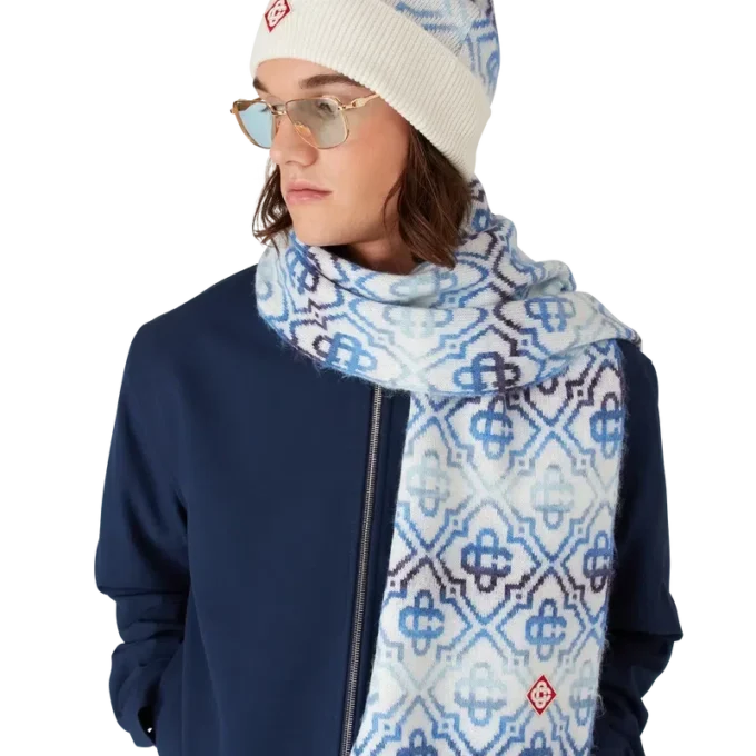 Space Dye Monogram Merino Beanie Space Dye Monogram Merino Beanie