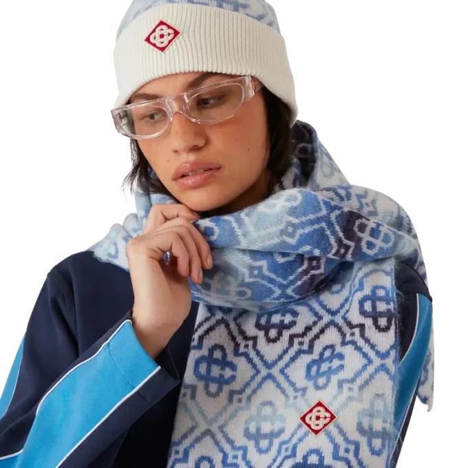 Space Dye Monogram Merino Beanie Space Dye Monogram Merino Beanie