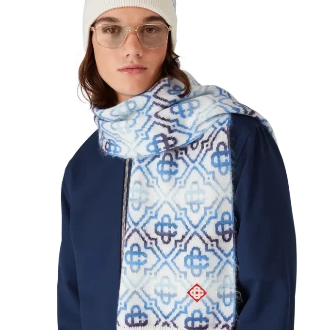 Space Dye Monogram-tørklæde Space Dye Monogram-tørklæde