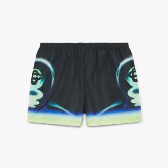 Sporchid sorte badebukser med print Sporchid sorte badebukser med print