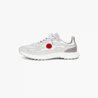 Grå lædersneaker til kvinder