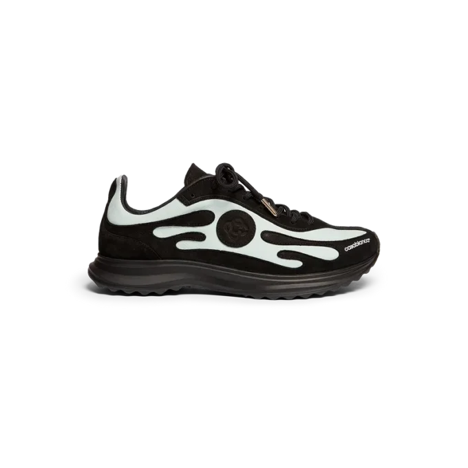 Stade-sneaker til mænd i sort og mint