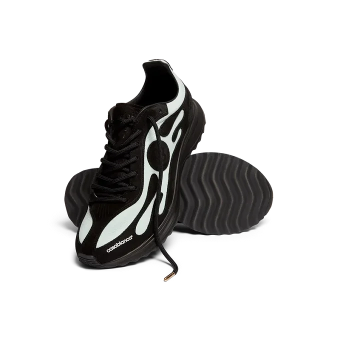 Stade-sneaker til mænd i sort og mint