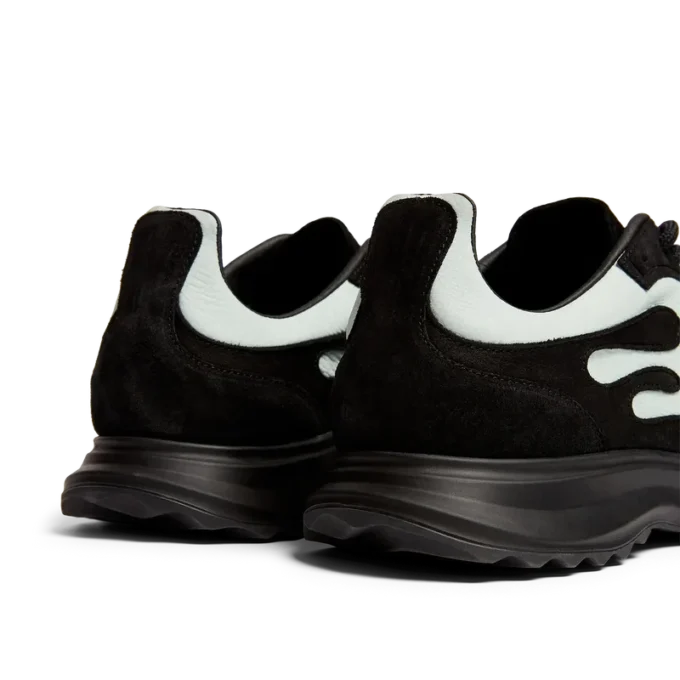 Stade-sneaker til mænd i sort og mint