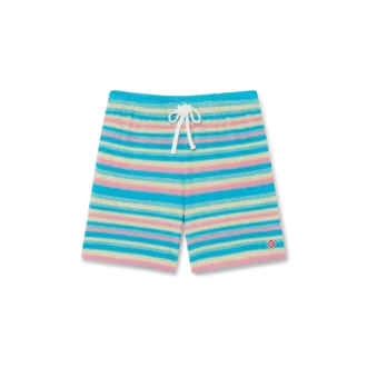 Stribede frotté-Shorts