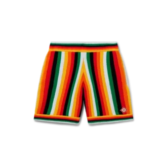 Stribede frotté-Shorts