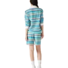 Stribede frotté-Shorts