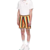 Stribede frotté-Shorts Stribede frotté-Shorts