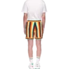 Stribede frotté-Shorts Stribede frotté-Shorts