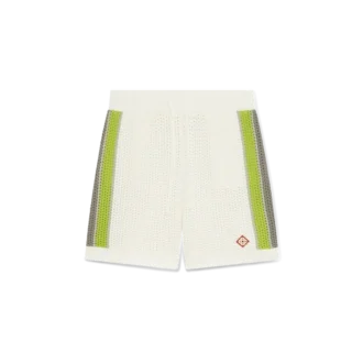 Stribede hæklede shorts