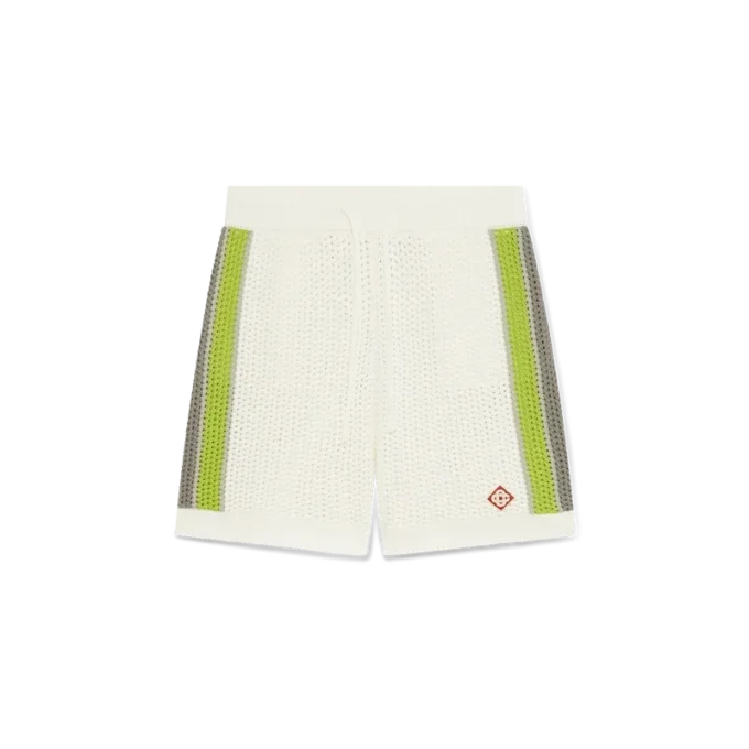 Stribede hæklede shorts Stribede hæklede shorts