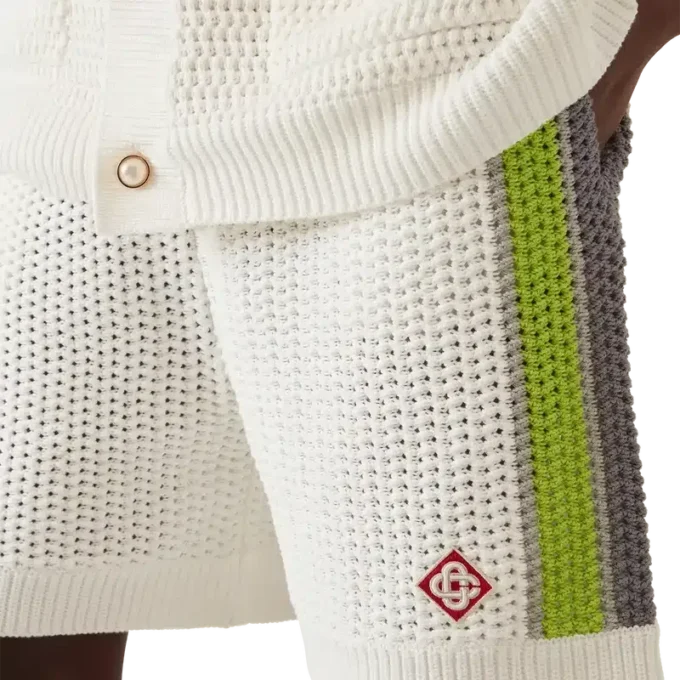 Stribede hæklede shorts Stribede hæklede shorts