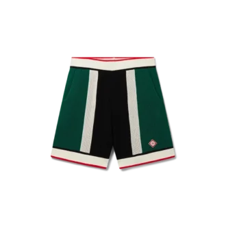 Stribede mesh-shorts