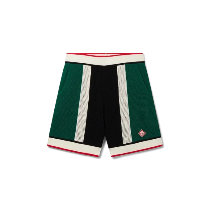Stribede mesh-shorts Stribede mesh-shorts