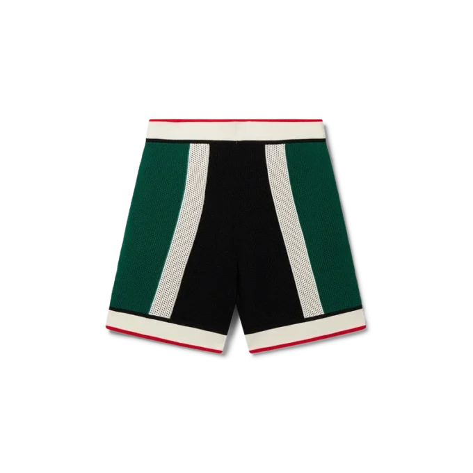 Stribede mesh-shorts Stribede mesh-shorts