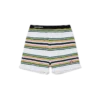 Stribede shorts med rynk Stribede shorts med rynk