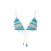 Stribet bikini-top i frotté Stribet bikini-top i frotté