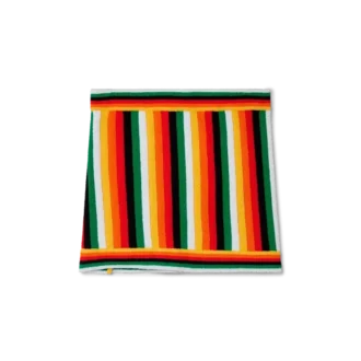 Stribet frotté-nederdel