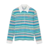 Stribet frotté-poloskjorte Stribet frotté-poloskjorte