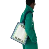 Stribet hæklet taske