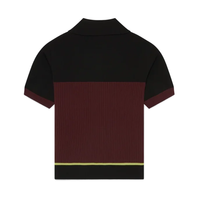 Stribet kortærmet poloshirt Stribet kortærmet poloshirt