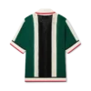 Stribet mesh-skjorte