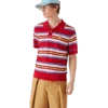 Stribet oversized poloshirt Stribet oversized poloshirt