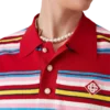 Stribet oversized poloshirt Stribet oversized poloshirt