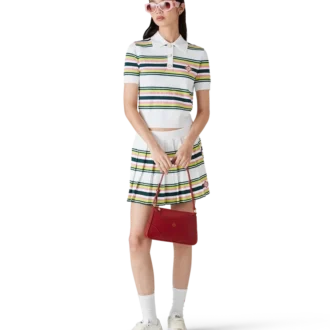 Stribet poloshirt