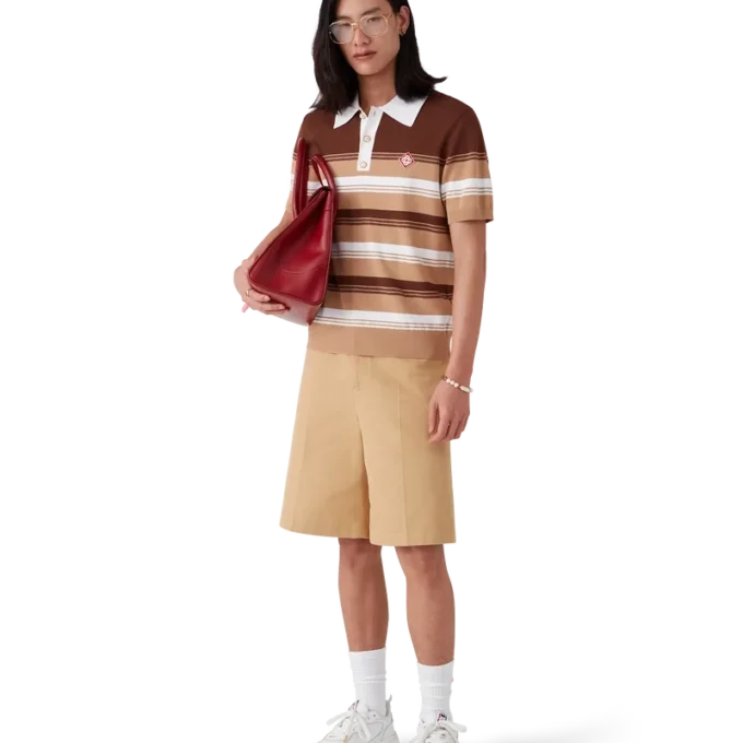 Stribet poloshirt Stribet poloshirt