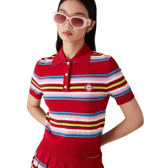 Stribet poloshirt Stribet poloshirt