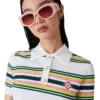 Stribet poloshirt