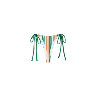 Stribet string-bikiniunderdel