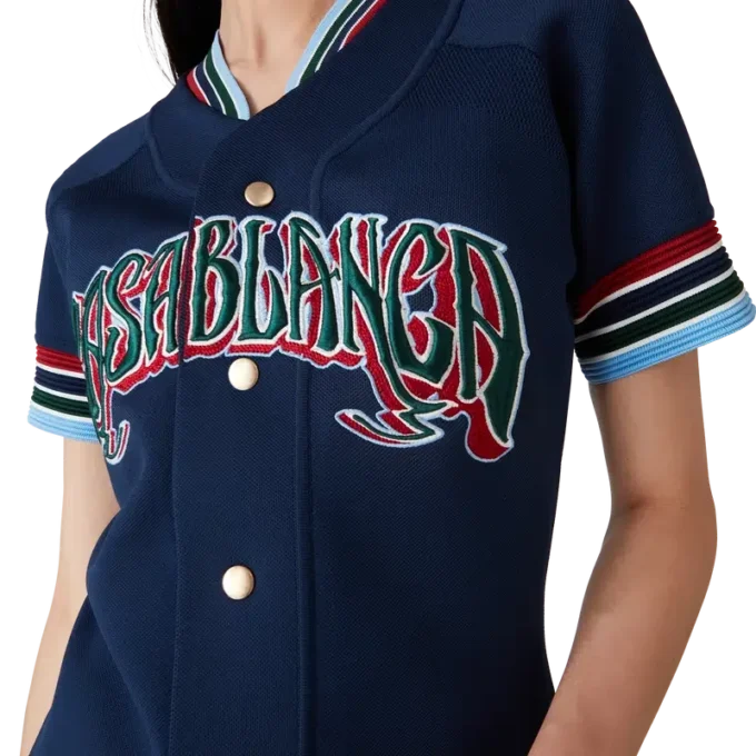 Strikket baseballkjole