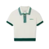 Strikket tennis-poloskjorte Strikket tennis-poloskjorte