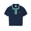Strikket tennis-poloskjorte Strikket tennis-poloskjorte