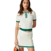 Strikket tennis-poloskjorte Strikket tennis-poloskjorte