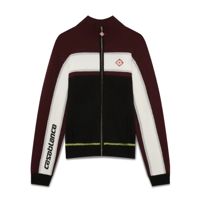 Stripe Merino Knit Track Jacket Stripe Merino Knit Track Jacket