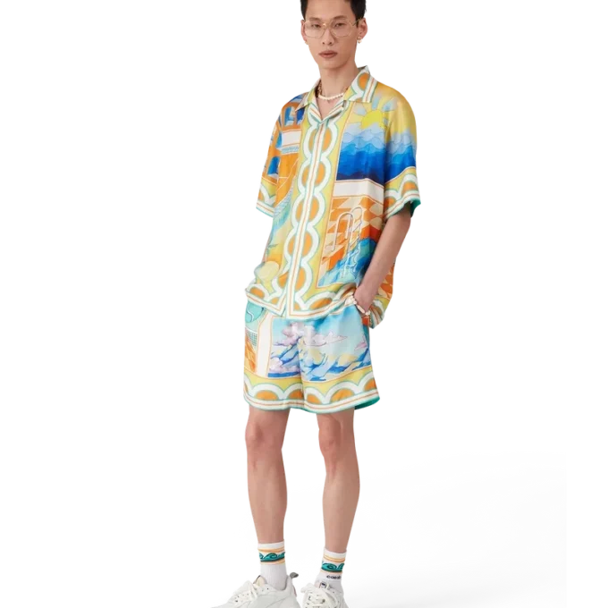 Surreal Pool silke-Shorts Surreal Pool silke-Shorts